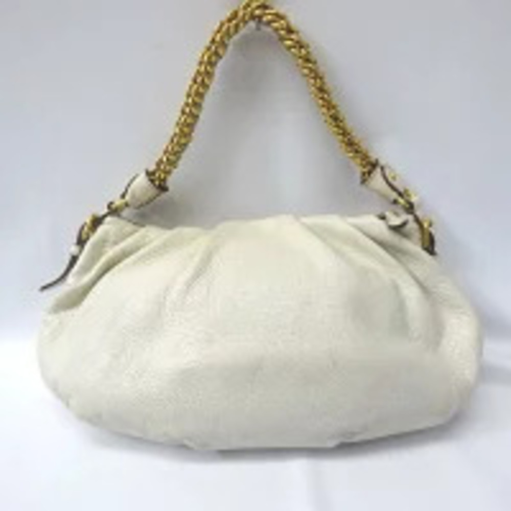 Prada Shoulder Bag Chain White